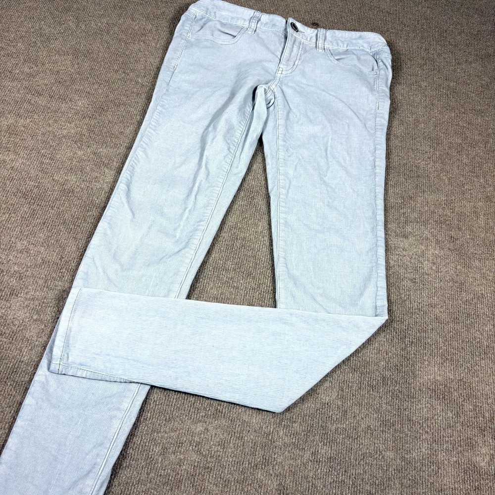 American Eagle Outfitters Jeans Womens 2 Blue Corduroy Super Stretch Skinny Leg